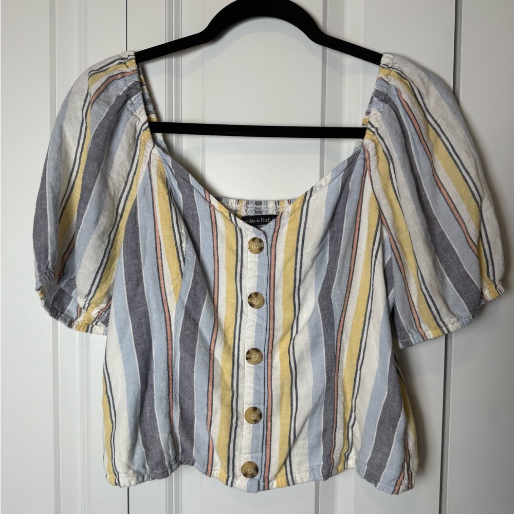 Abercrombie & Finch Linen blend top - Picture 4 of 8